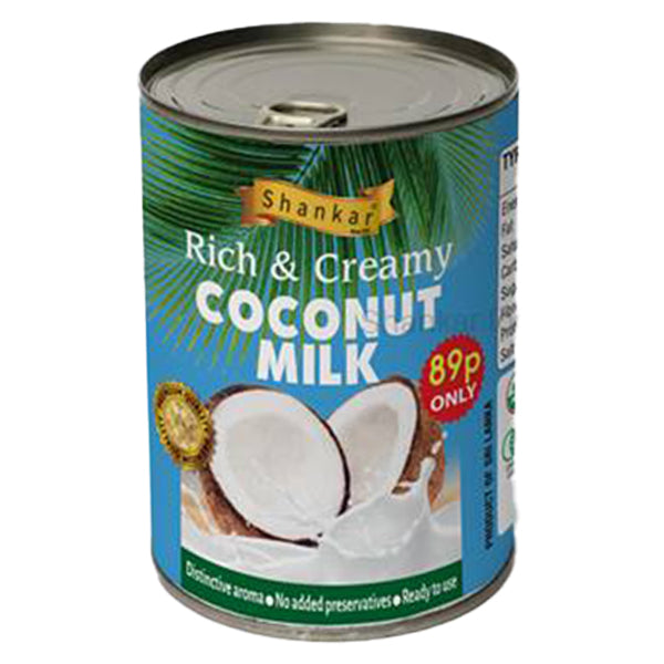 Shankar Coconut Milk Creamy 400ml @SaveCo Online Ltd