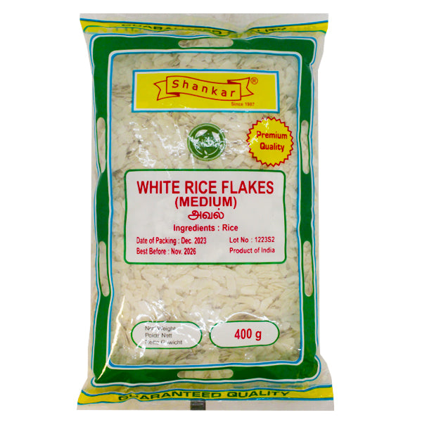 Shankar Rice Flakes White 400g @SaveCo Online Ltd