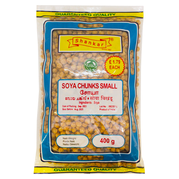 Shankar Soya Chunks Small 400g @SaveCo Online Ltd