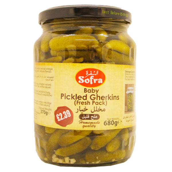 Sofra Baby Pickled Gherkins 680g @SaveCo Online Ltd
