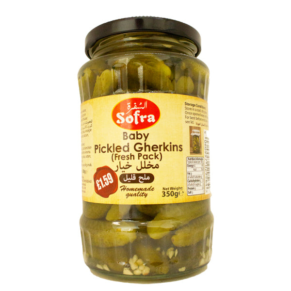 Sofra Baby Pickle Gherkins 350g @SaveCo Online Ltd