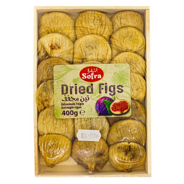 Sofra Dried Figs 400g @SaveCo Online Ltd 