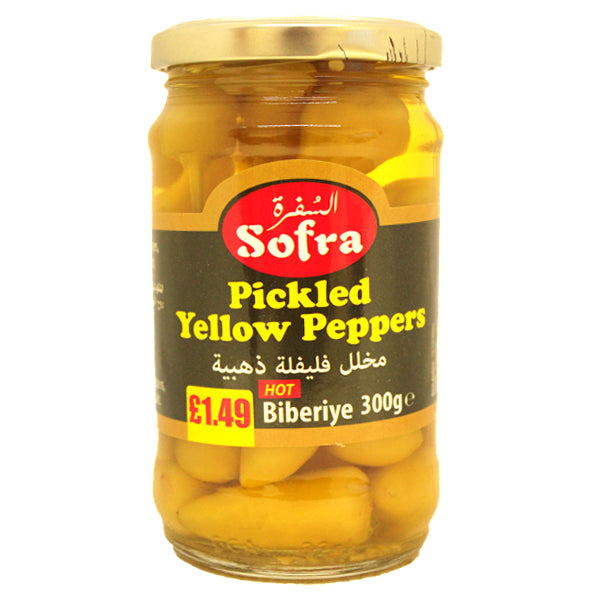 Sofra Pickled Yellow Peppers 300g @SaveCo Online Ltd