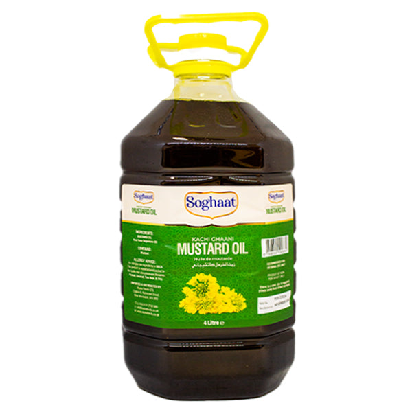 Soghat Mustard Oil Kachi Ghaani 4L @SaveCo Online Ltd
