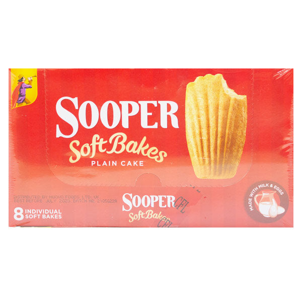 EBM Sooper Soft Bakes Plain Cake 8 Pack @SaveCo Online Ltd