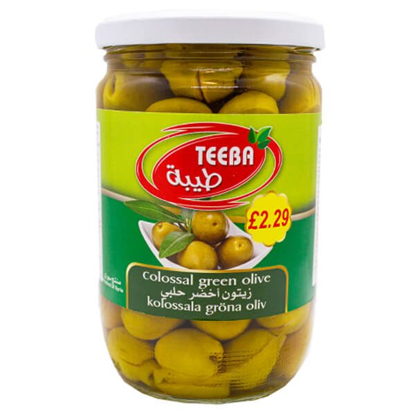 Teeba Colossal Green Olive 640g @SaveCo Online Ltd