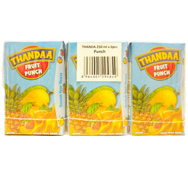 Thandaa Fruit Punch Juice 6x250ml @SaveCo Online Ltd