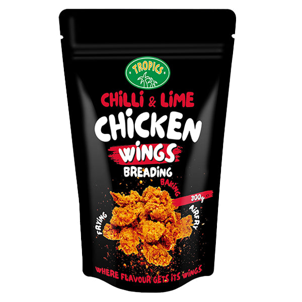 Tropics Chilli & Lime Chicken Wings Breading 300g @SaveCo Online Ltd