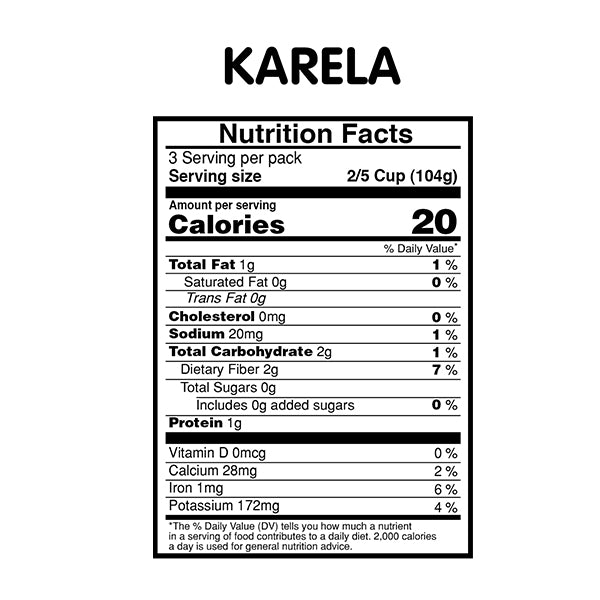 Vadilal Karela Slice 312g @SaveCo Online Ltd
