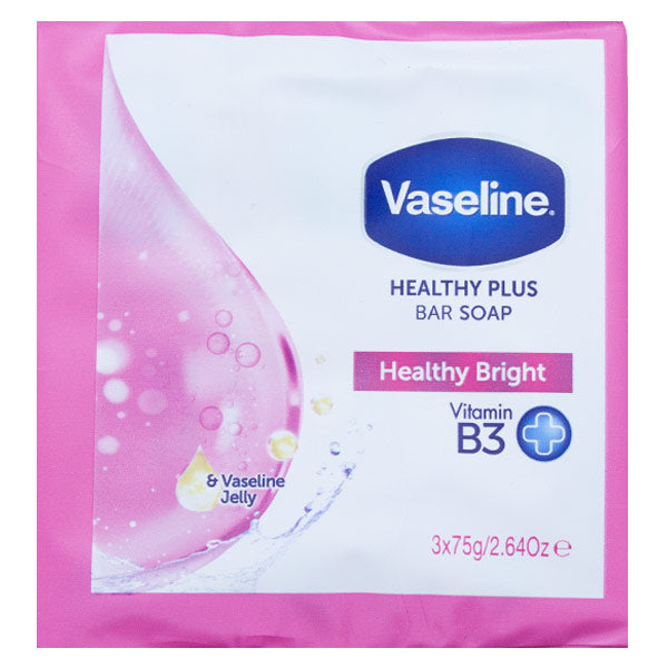 Vaseline Healthy Bright Soap 3 Pack - 225g @SaveCo Online Ltd