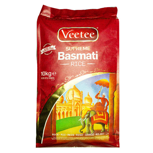 Ceo Veetee Rice Veetee Supreme Basmati Rice 10kg | Halal Supermarket Online | SaveCo Online