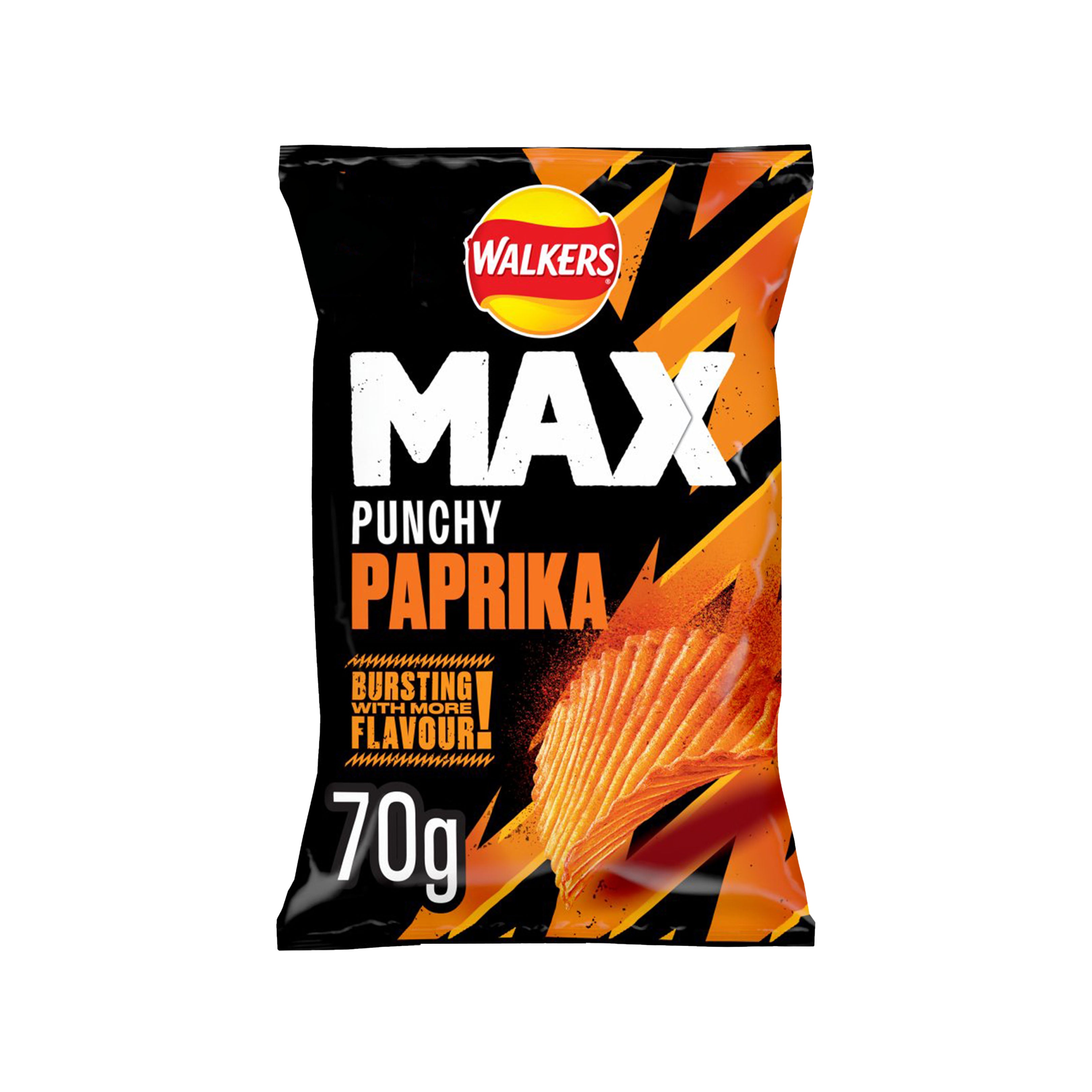 Walkers Max Punchy Paprika 70g @SaveCo Online Ltd