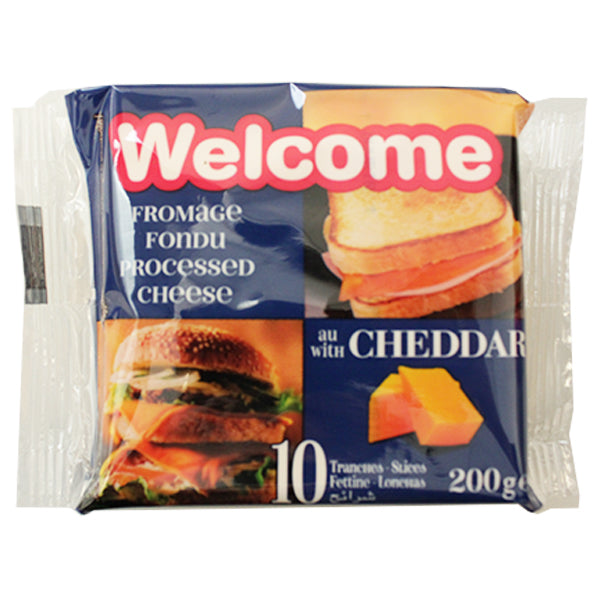 Welcome Cheddar Cheese Slices 10pk @SaveCo Online Ltd
