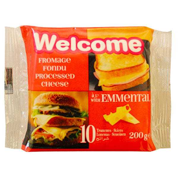 Welcome Emmental Cheese Slices 10pk @SaveCo Online Ltd