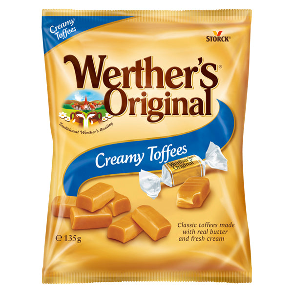 Werthers Original Creamy Toffees 135g @SaveCo Online Ltd