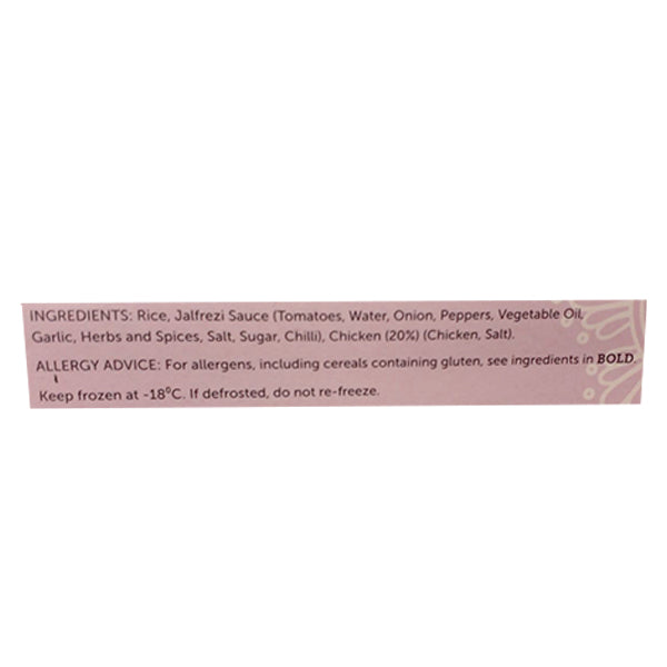 Zulekha Chicken Jalfrezi & Rice 300g 
@SaveCo Online Ltd