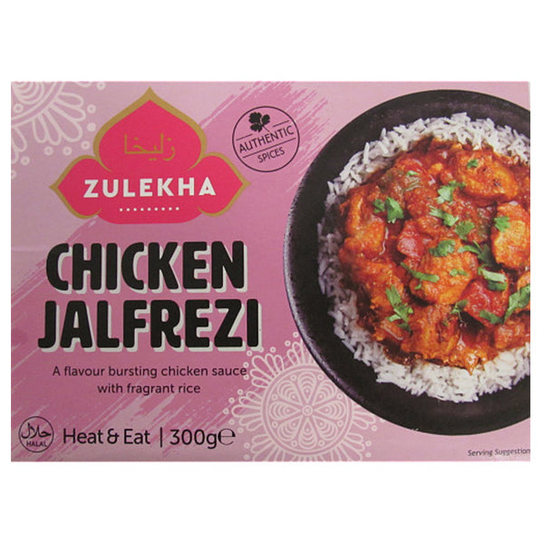 Zulekha Chicken Jalfrezi & Rice 300g 
@SaveCo Online Ltd
