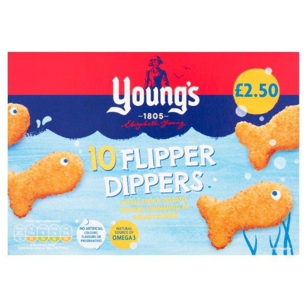 Young's 10 Flipper Dippers 250g @SaveCo Online Ltd