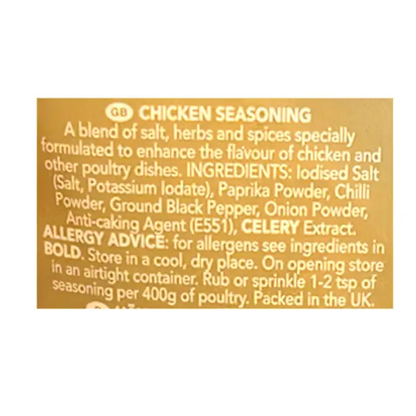 Rajah Chicken Seasoning 400g @SaveCo Online Ltd