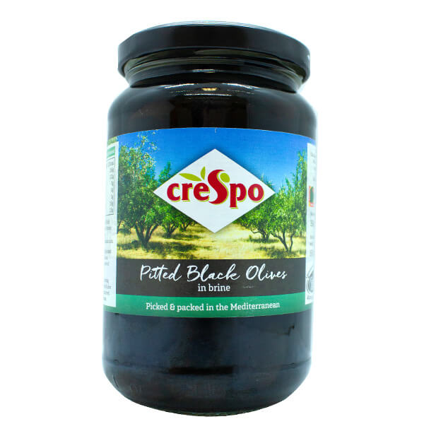 Crespo Pitted Black Olive 354g   @SaveCo Online Ltd