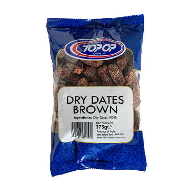 Top Op Dry Brown Dates 375g @SaveCo Online Ltd