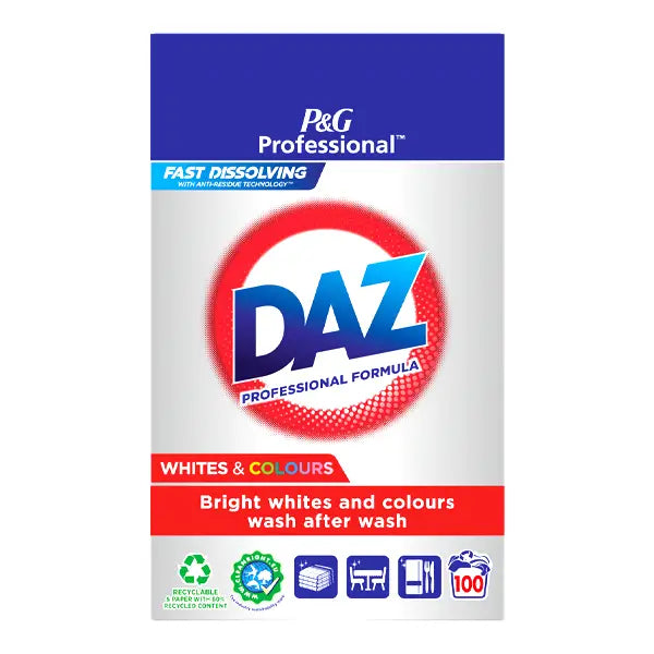 Daz Powder 100WASH Whites & Colour @SaveCo Online Ltd
