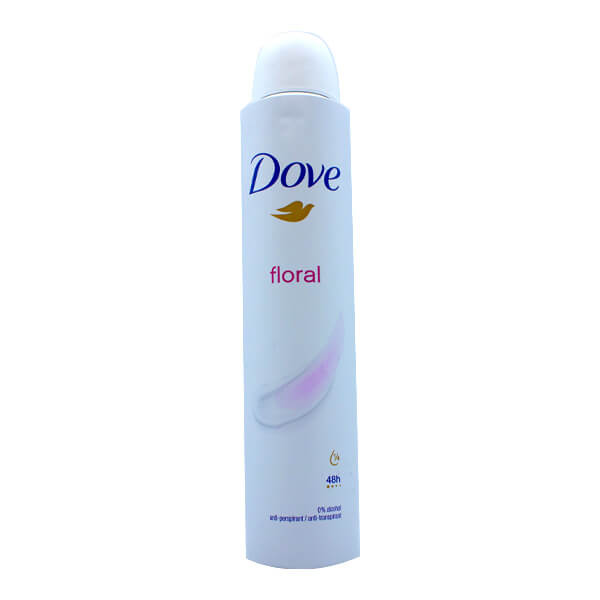 Dove Anti-perspirant Deodorant Spray Floral 200ml @SaveCo Online Ltd