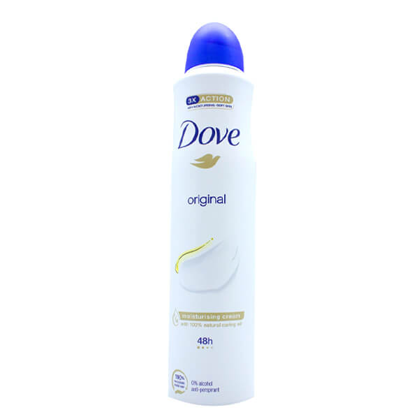 Dove Anti-perspirant Deodorant Spray Original 250ml @SaveCo Online Ltd