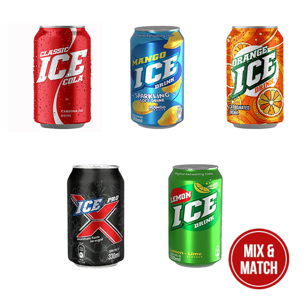 Ice Drink 330ml Range Mix&Match OFFER 2 FOR £1 @SaveCo Online Ltd