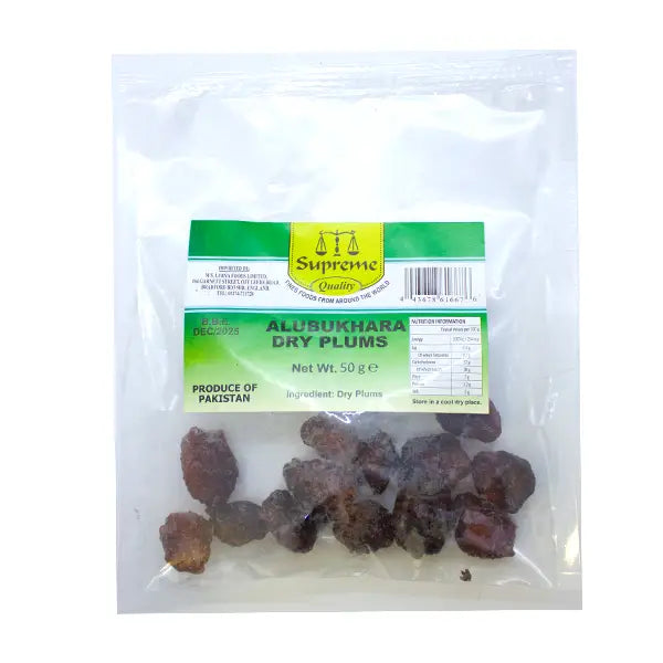 Supreme Alubukhara Dry Plums 50g @SaveCo Online Ltd