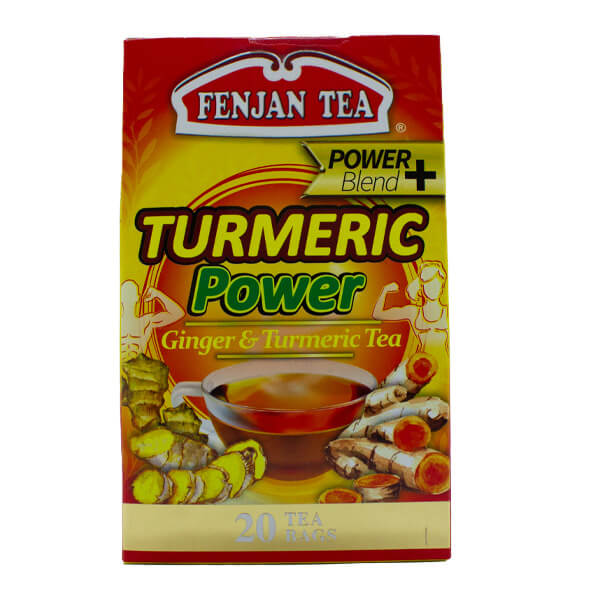 Fenjan Power Ginger & Turmeric Tea 40g @SaveCo Online Ltd