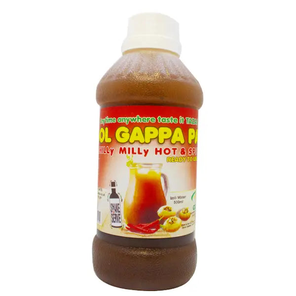 Tazaa Gol Gappa Pani Hot Chilly Milly Hot & Spicy 500ml @SaveCo Online Ltd