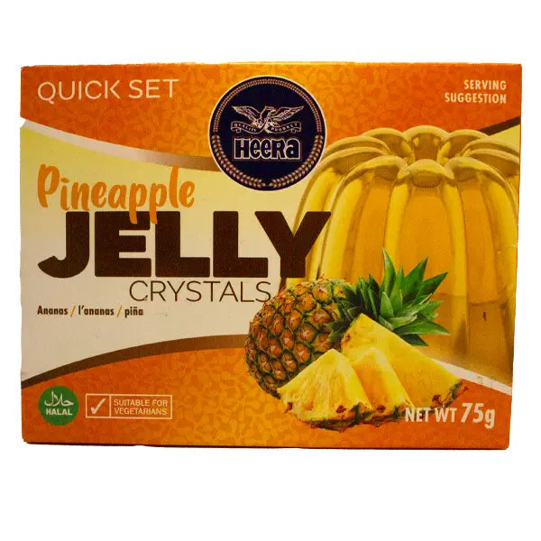 Heera Pineapple Jelly Crystals 75g @SaveCo Online Ltd