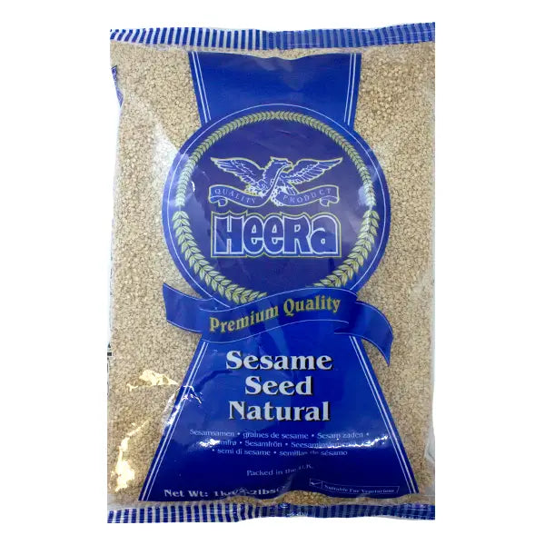 Heera Sesame Seeds Natural 1kg @SaveCo Online Ltd