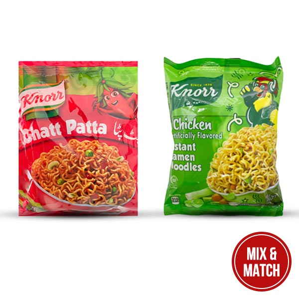 Knorr Noodles Range Mix&Match OFFER 2 For £1