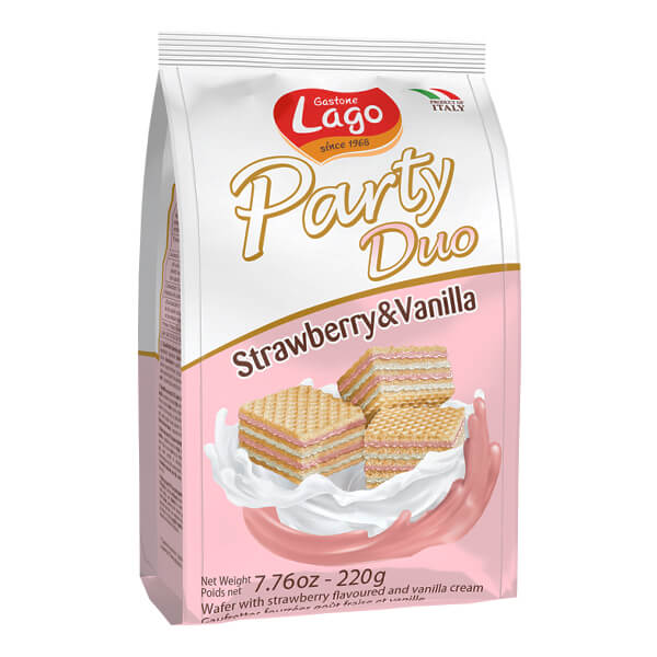 Lago Party Duo Strawberry & Vanilla Wafers @SaveCo Online Ltd