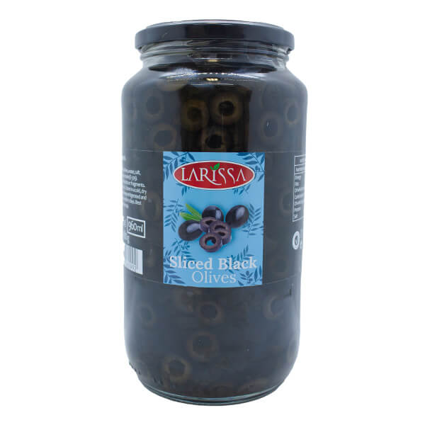 Larissa Sliced Black Olives 935g @SaveCo Online Ltd