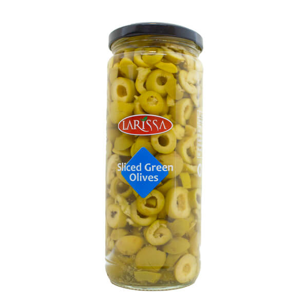 Larissa Sliced Green Olives 430g @SaveCo Online Ltd