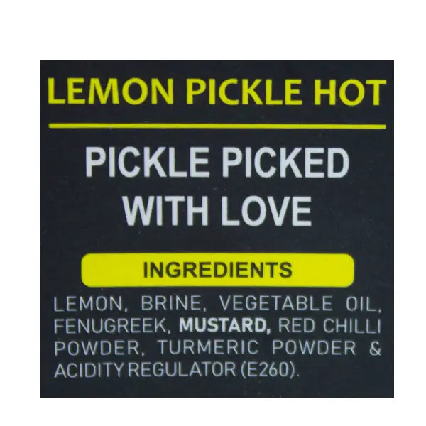 Pasand Lemon Pickle Hot 280g @SaveCo Online Ltd