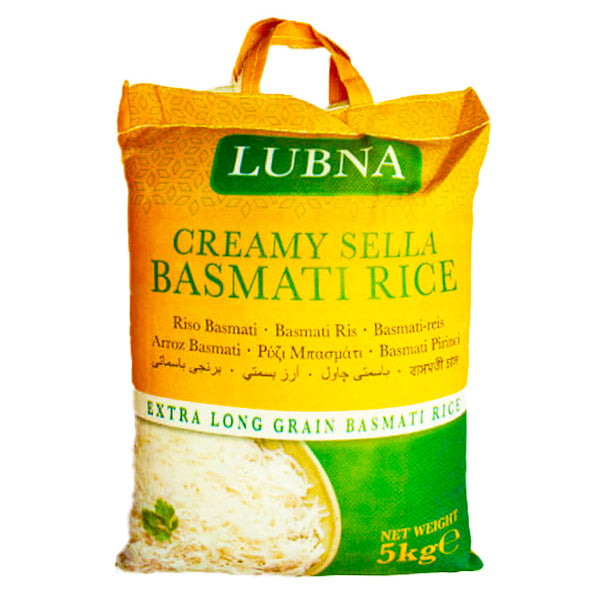 Lubna Creamy Sella Basmati Rice 5kg @SaveCo Online Ltd