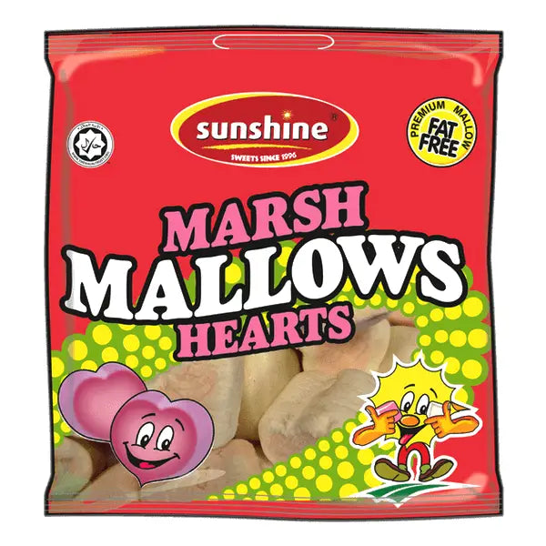 Sunshine Marshmallows Hearts 110g @SaveCo Online Ltd