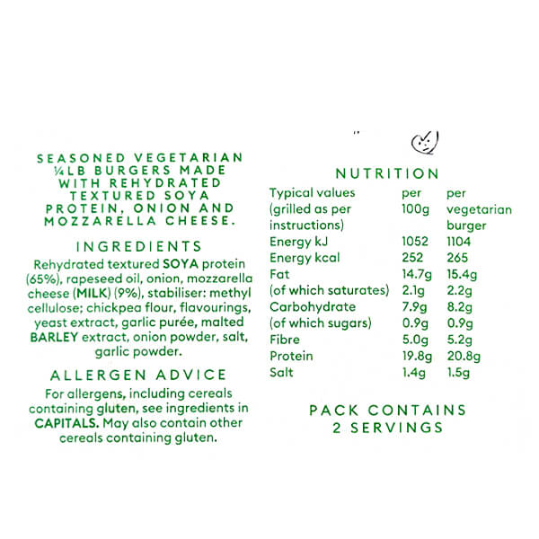     LindaMccartney_s2VegetarianMozzarellaBurgers227g2_1  600 × 600px  Linda Mccartney's 2 Vegetarian Mozzarella Burgers 227g @SaveCo Online Ltd