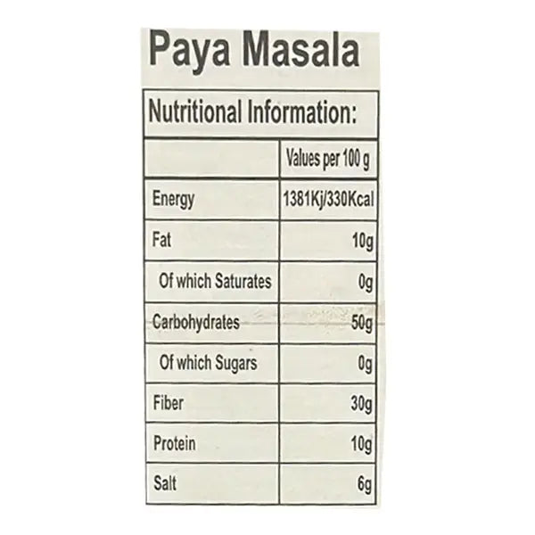 A-1 Paya Masala Spice Mix 100g @SaveCo Online Ltd