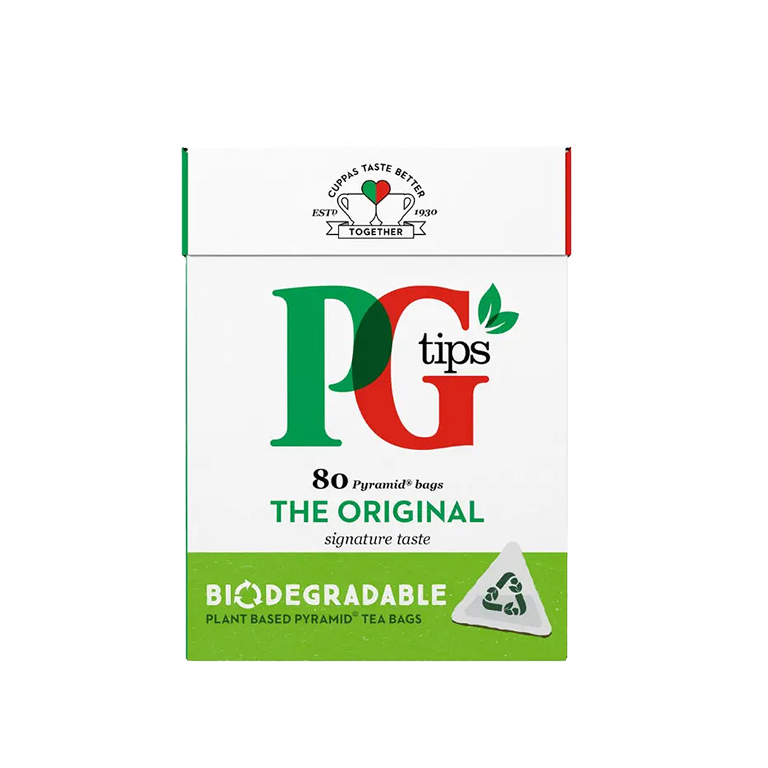 PG Tips 80 Pyramid Tea Bags @SaveCo Online Ltd
