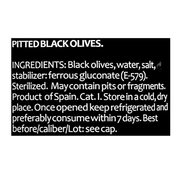 Larissa Pitted Black Olives 430g @SaveCo Online Ltd