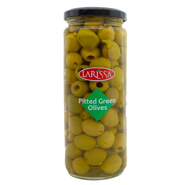 Larissa Pitted Green Olives 430g @SaveCo Online Ltd