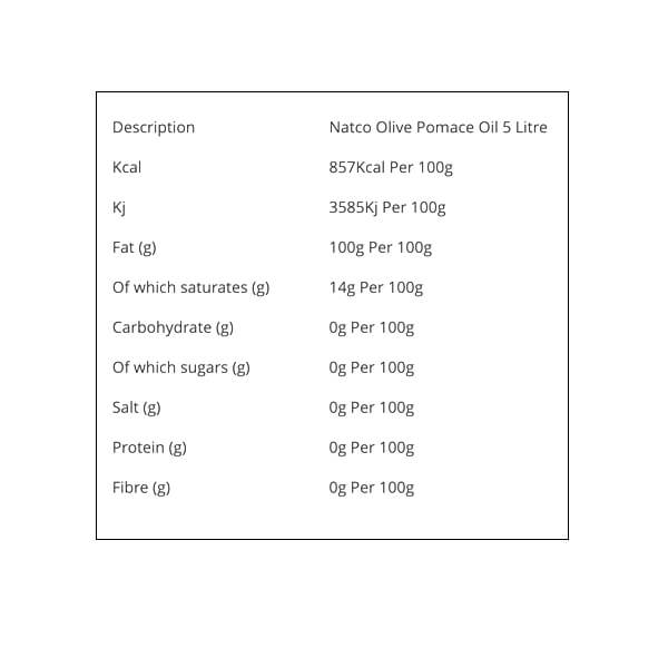 Natco Pomace Olive Oil 5L @SaveCo Online Ltd