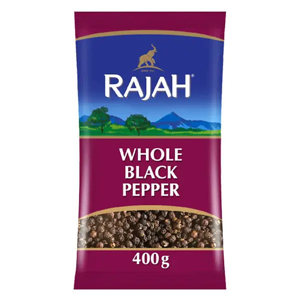 Rajah Whole Black Pepper 400g  @SaveCo Online Ltd