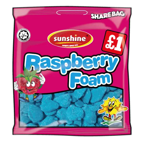 Sunshine Raspberry Foam 120g @SaveCo Online Ltd