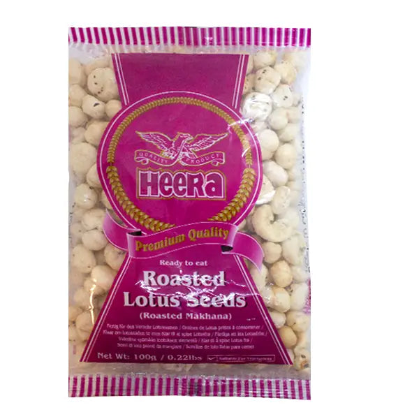 Heera Roasted Lotus Seeds(Phool Makhana) 100g  @SaveCo Online Ltd